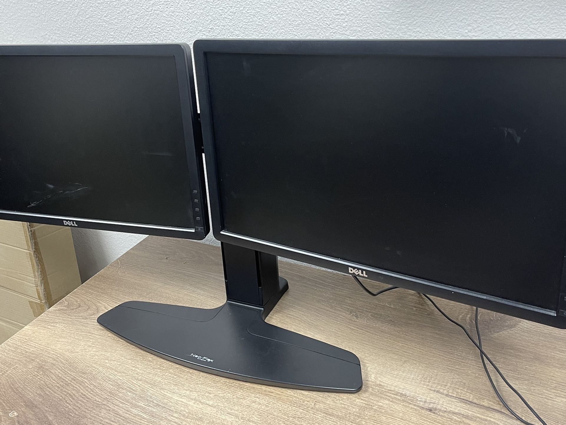 22” Dell Dual Monitors with Stand