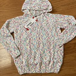 NWT DKNY Girls Pullover Sweater size M 10/12