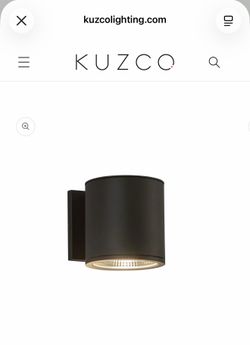New matte black light fixtures pair
