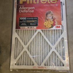 filtrete air filter 18 x 25 x 1
- Brand new