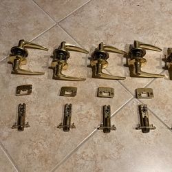 Brass/ Gold door Handles