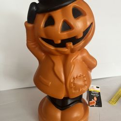 18” Way To Celebrate Mr Pumpkin Halloween Blow Mold