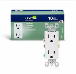15 Amp 125 V Duplex Outlet/Receptacle (10 pack)