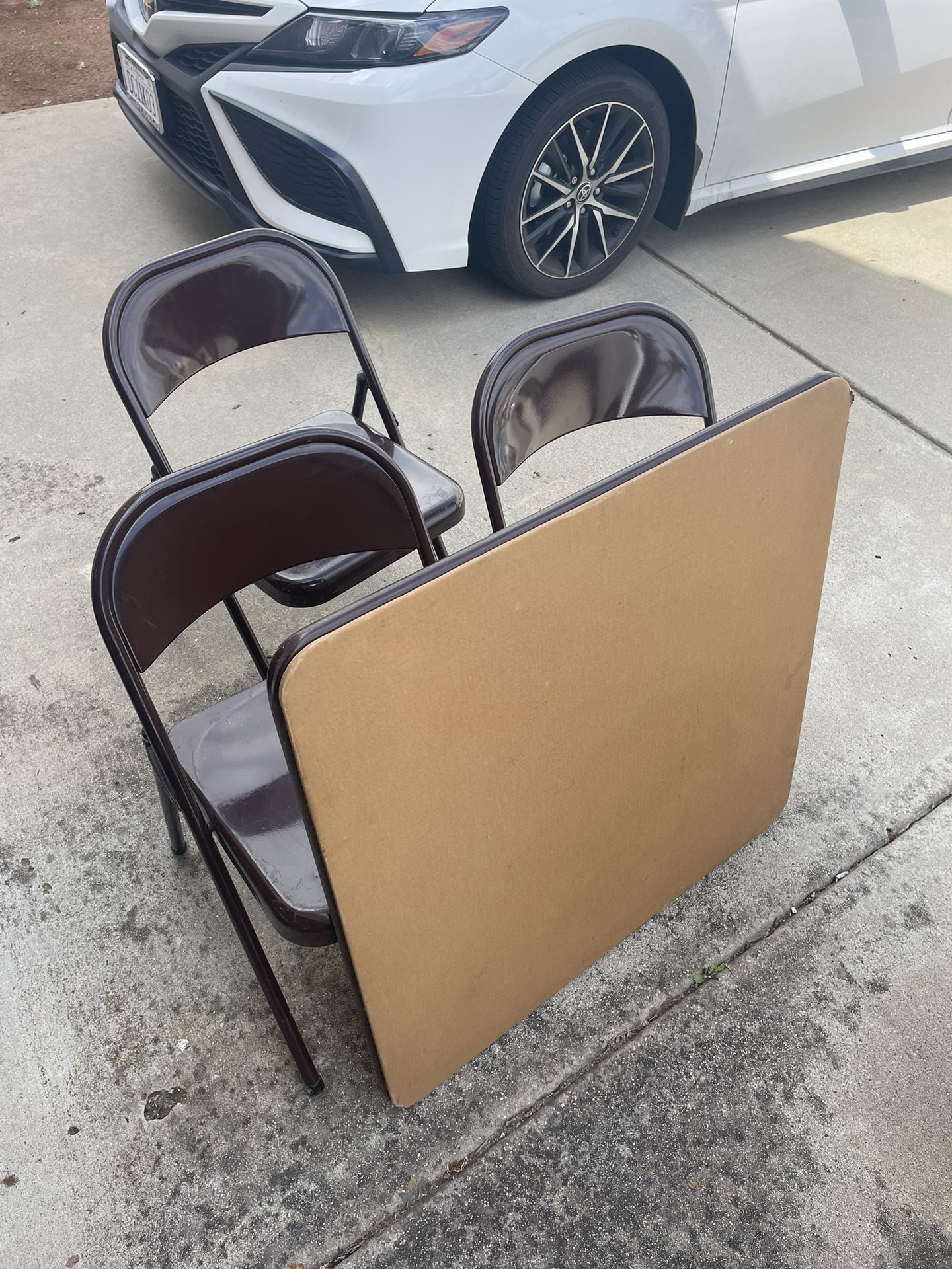 Free Card Table And Chairs