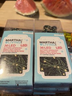 Martha Stewart Living LED lights