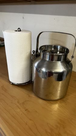 Vintage Stainless Steel Canister 
