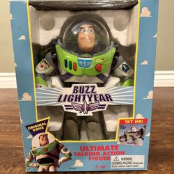 Vintage 1995 Buzz Lightyear Ultimate Talking Action Figure