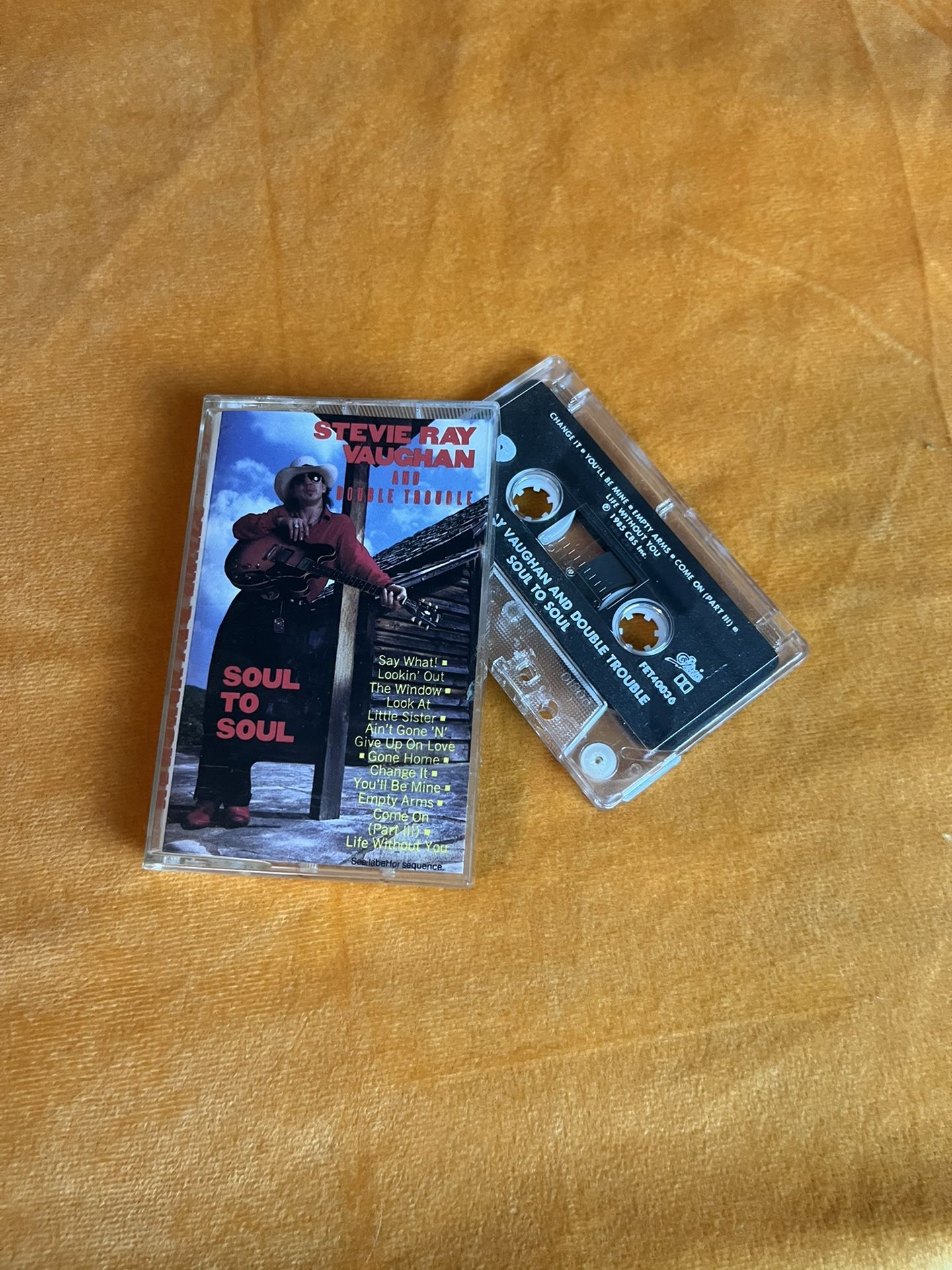 Stevie Ray Vaughan Soul To Soul Cassette
