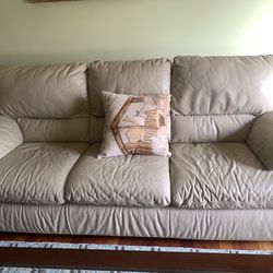 Leather sofa