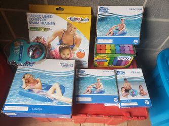 Water toys and beach pails