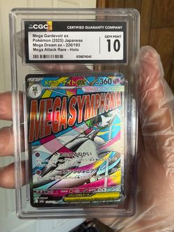 CGC 10 Mega Gardevoir ex Japanese Holo Pokémon Card