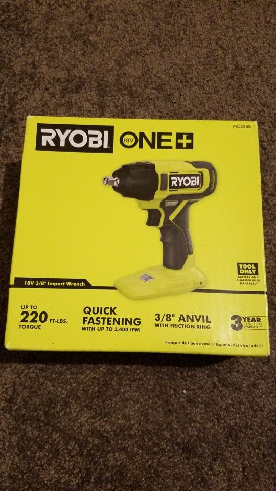 Ryobi 18v 3/8" Impact Wrench 