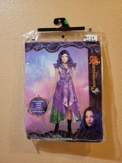 Disney Descendants Mal Deluxe Dress And Wig