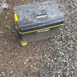 Tool box with the tools