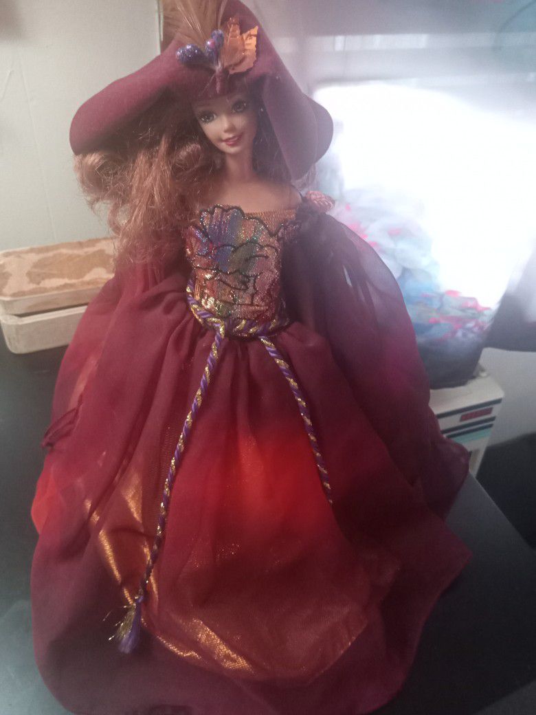 2 Beautiful Dolls //Autumn Glory // And Pretty  Doll Mermaid Style Dress