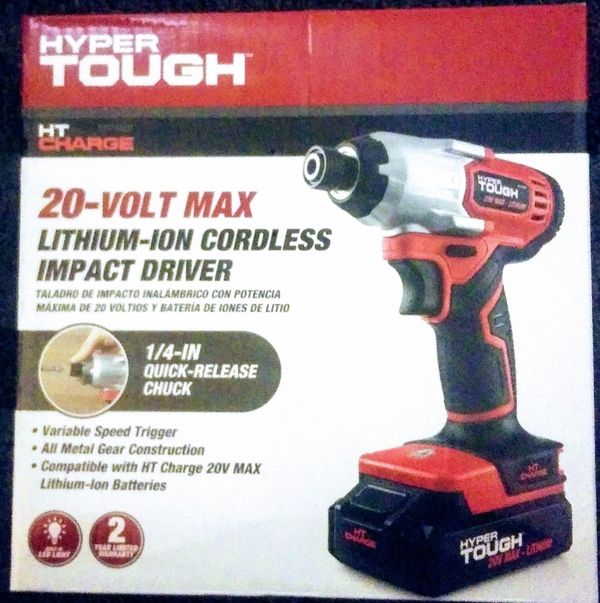 Hyper Tough 20V Cordless Impact Driver for Sale in Dallas, GA OfferUp