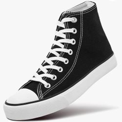 
Womens Canvas Sneakers High Top Lace ups Casual Walking Shoes