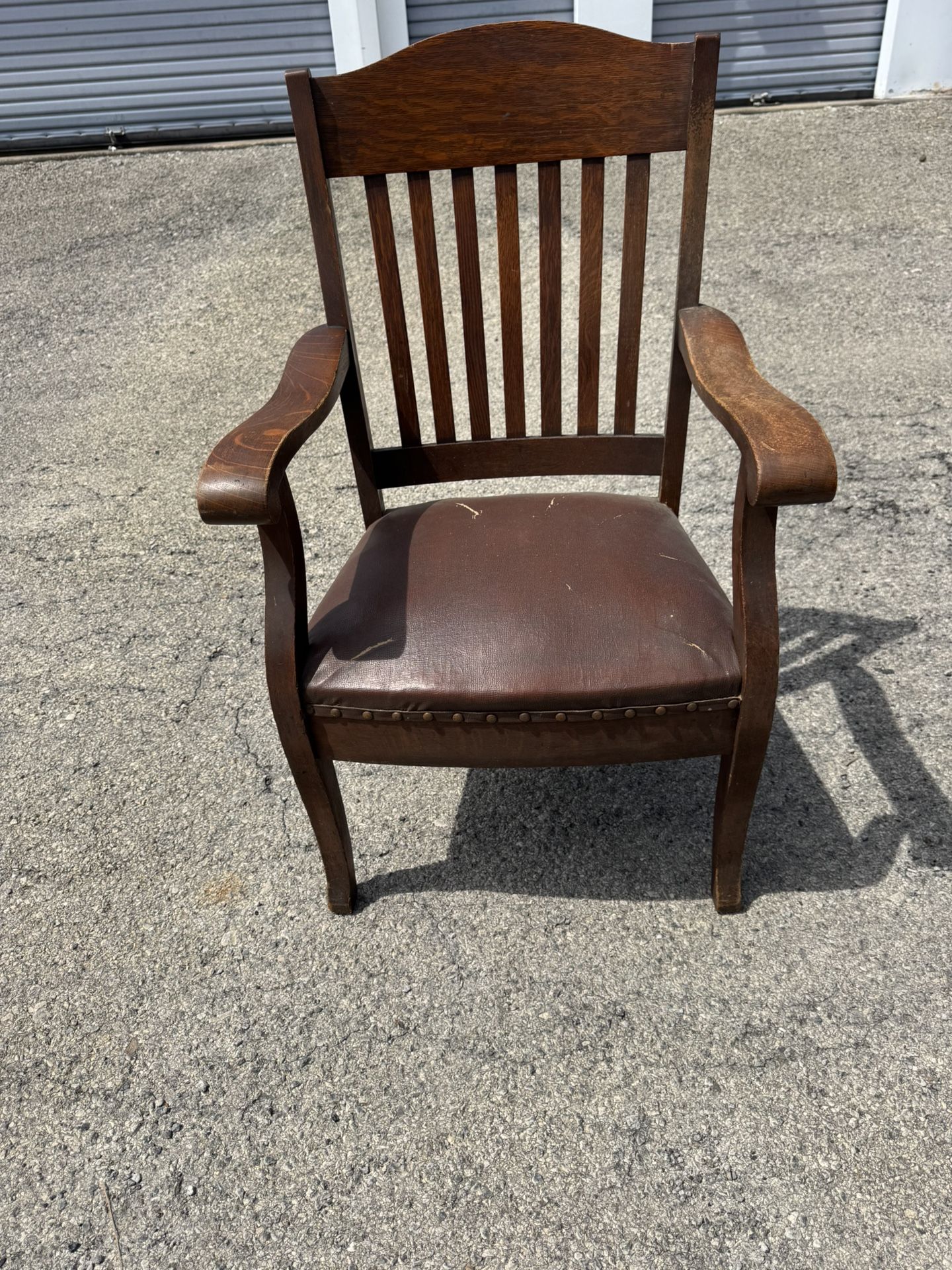 Antique Chair For Restoration 22 1/2” wide 20” deep 16 1/2” floor