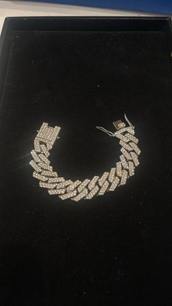 Iced Out Cuban Link Bracelet