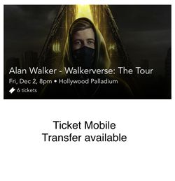 Alan Walker Friday 12/2
