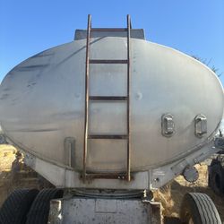 Gas tank gasoline trailer