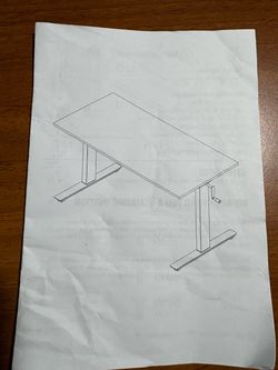 Standing and seated desk