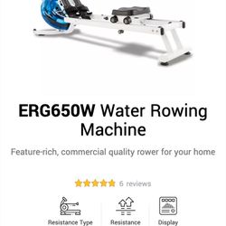 ERG650W Water Rowing Machine