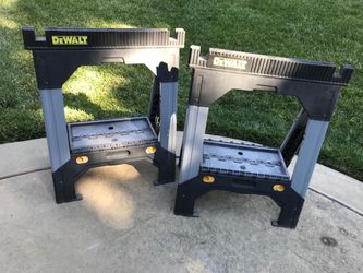 Dewalt sturdy all weather sawhorses