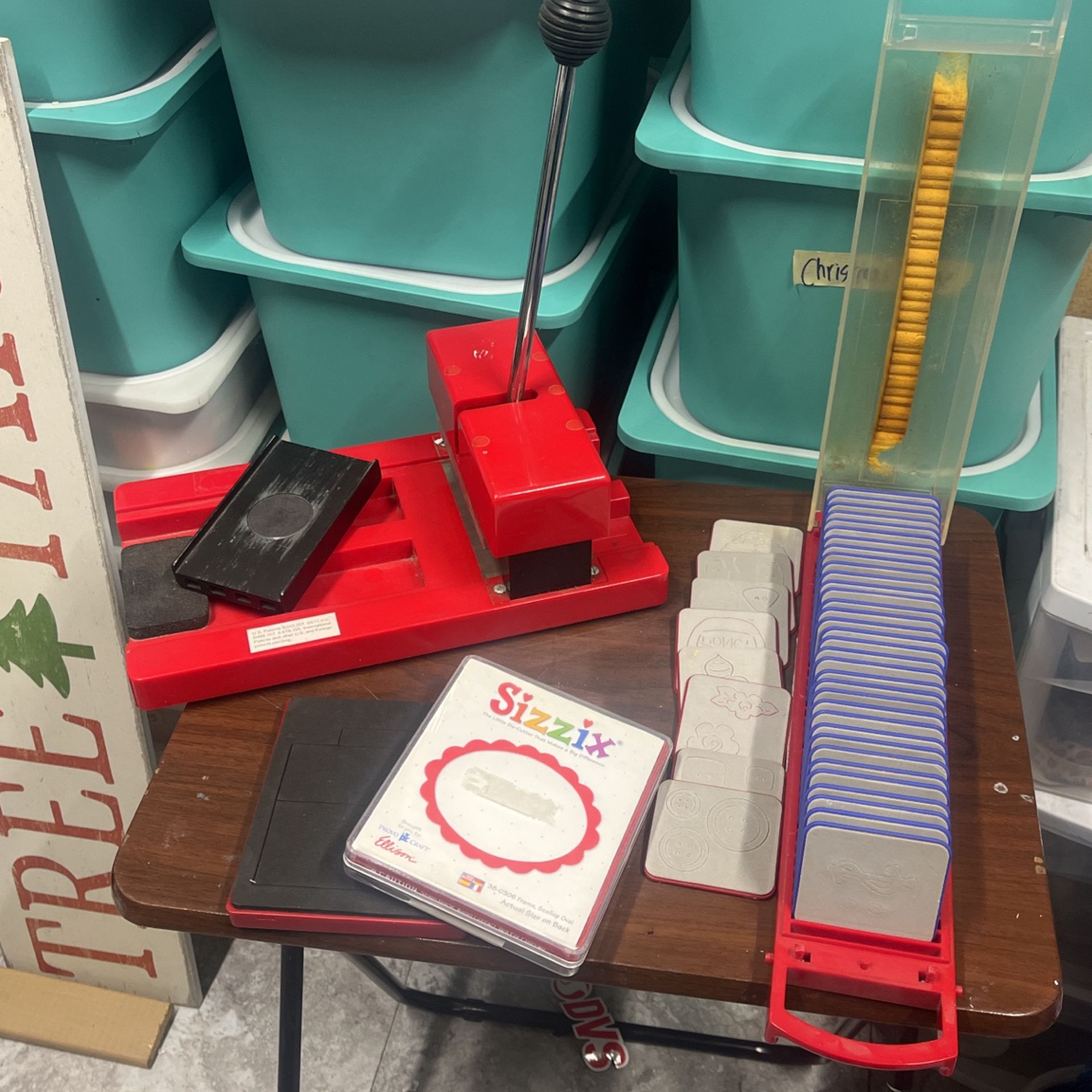 Sizzix Original Red Personal Die-Cutter Press Machine