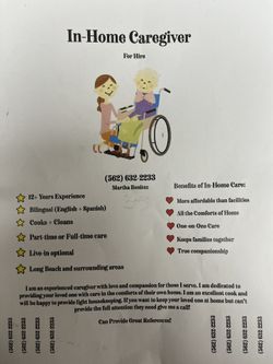 In Home Care Giver