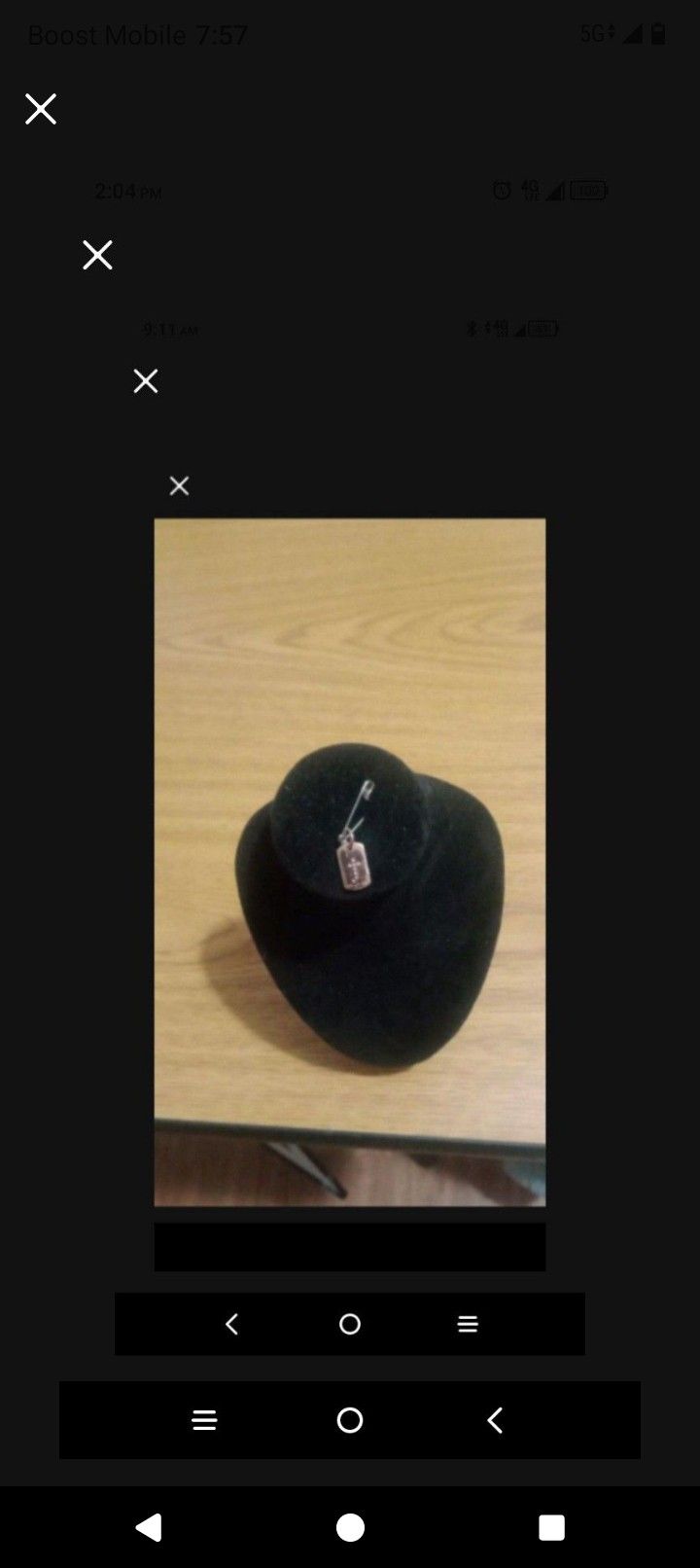 Small Charm with a Small Letter T