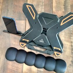 Mefee Rotating Laptop Stand And Gel Filled Hand Rest
