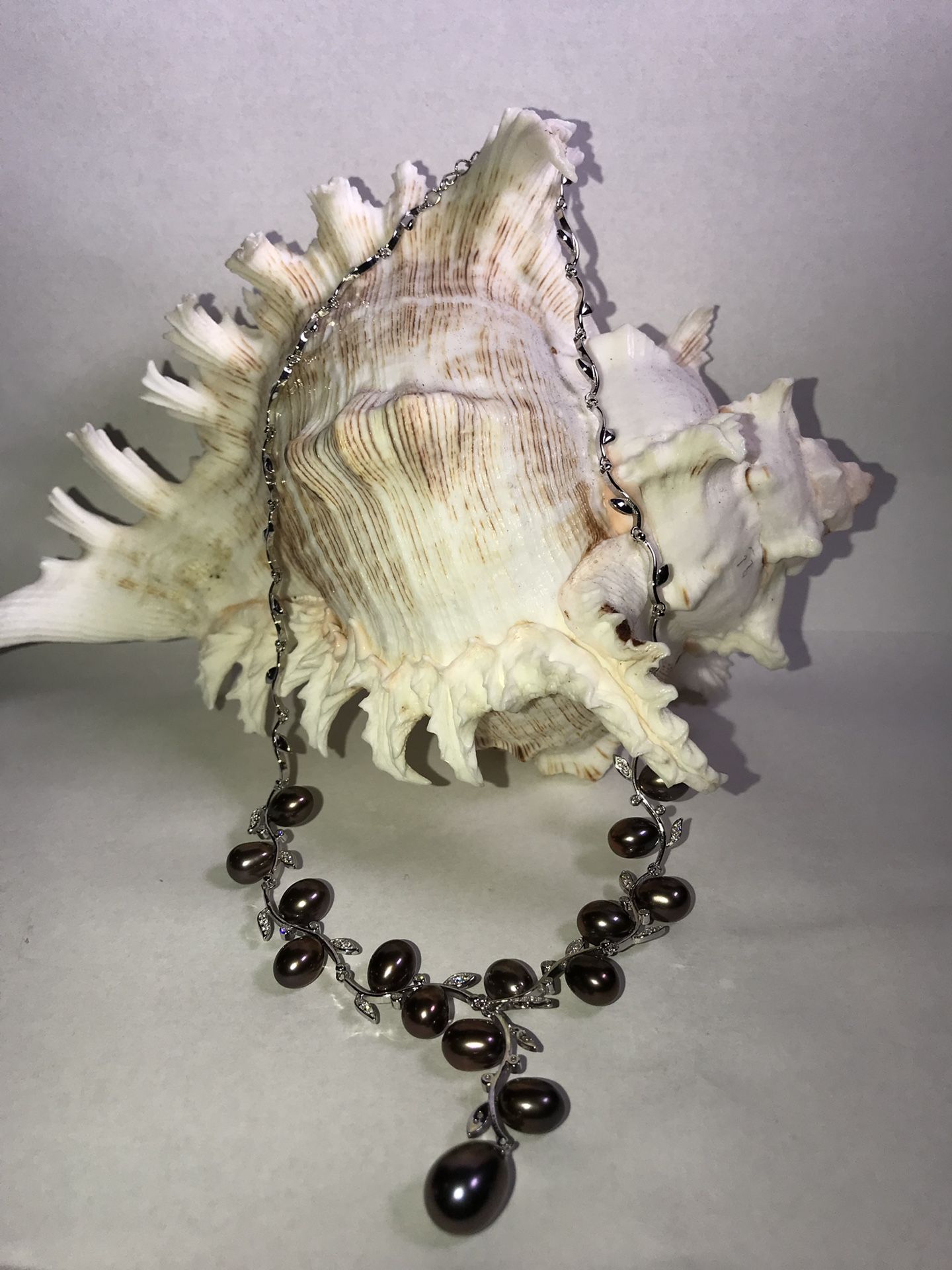 Tahitian pearl necklace 16’