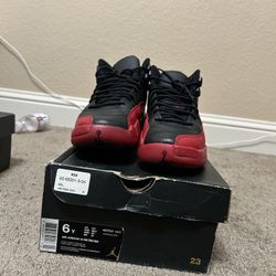 used 6y Jordan 12s Retro ‘Flu Game’