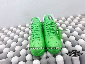 Nike Air Force 1 Low Off-White Light Green Spark Comes with box shoes for  Sale in Cottonwood, AZ - OfferUp