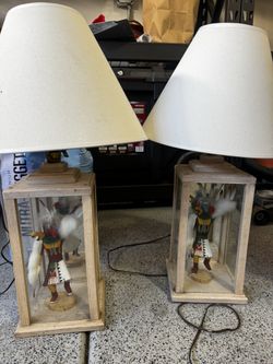 Kachina Doll Lamps