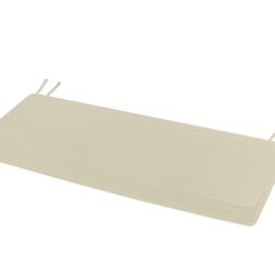 Aoodor 59x18x3in Outdoor Bench Cushion 2-3 Seater Seat Pads Ties Removable Cover