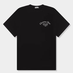 Dior Homme 'Christian Dior Atelier' Black T Shirt