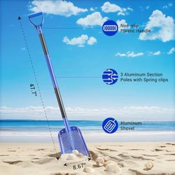 Aluminum Digger Sifter Shovel  *Brand New*