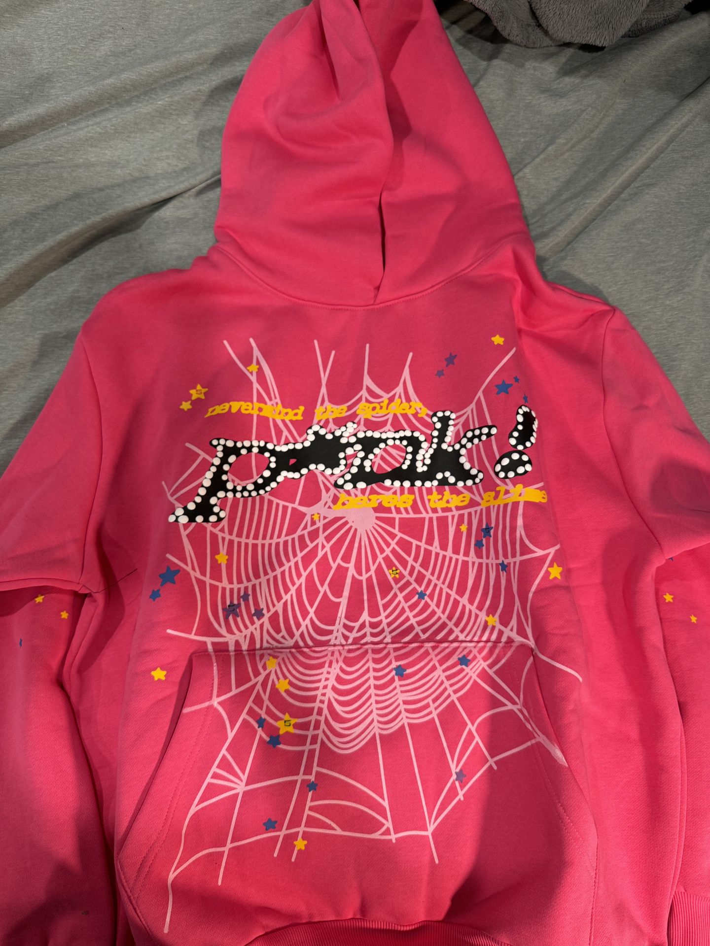 Spider Pink Hoodie (Dark Pink)