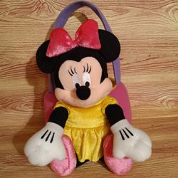 Minnie Mouse Plush Easter Basket 