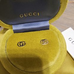18k Gold Gucci Earrings 