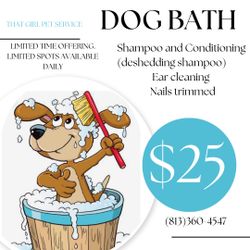 Affordable Dog Bathing 