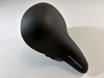 Schwinn Comfort Bike Seat with Clamp – Padded Bicycle Saddle Replacement