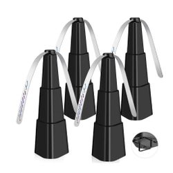 Modern Table Fly Fans 4pk Battery Operated - Black