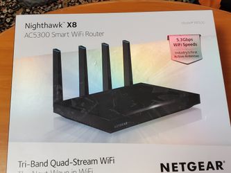 Net gear Nighthawk X8 AC5300 Smart WiFi Router