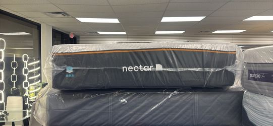 Nectar Premier Copper Memory Foam Queen size mattress 14” inches $229 only  Close out deals