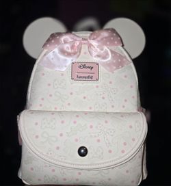 Brand new! Loungefly Disney Minnie Mouse Bows Mini Backpack