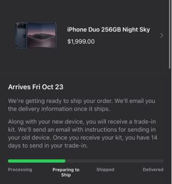 iPhone duo tmo 256gb
