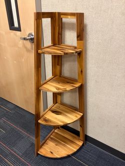Wooden Corner Shelf